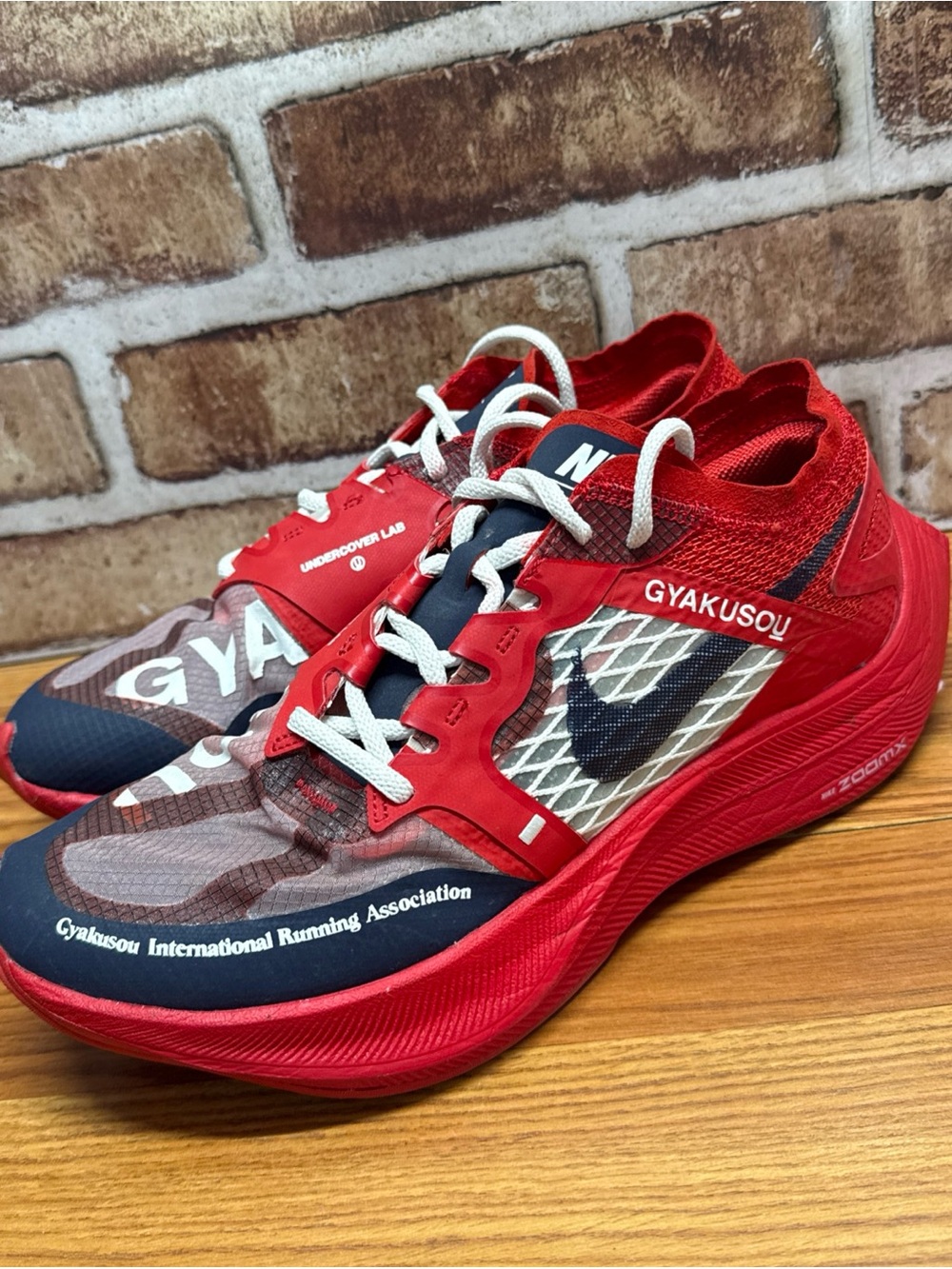 Nike ZoomX VaporFly Next% GYAKUSOU UNDERCOVER LAB Running Sneakers Sz 8